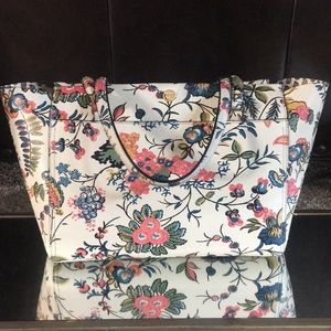 Tory Burch Parker Floral Leather Tote